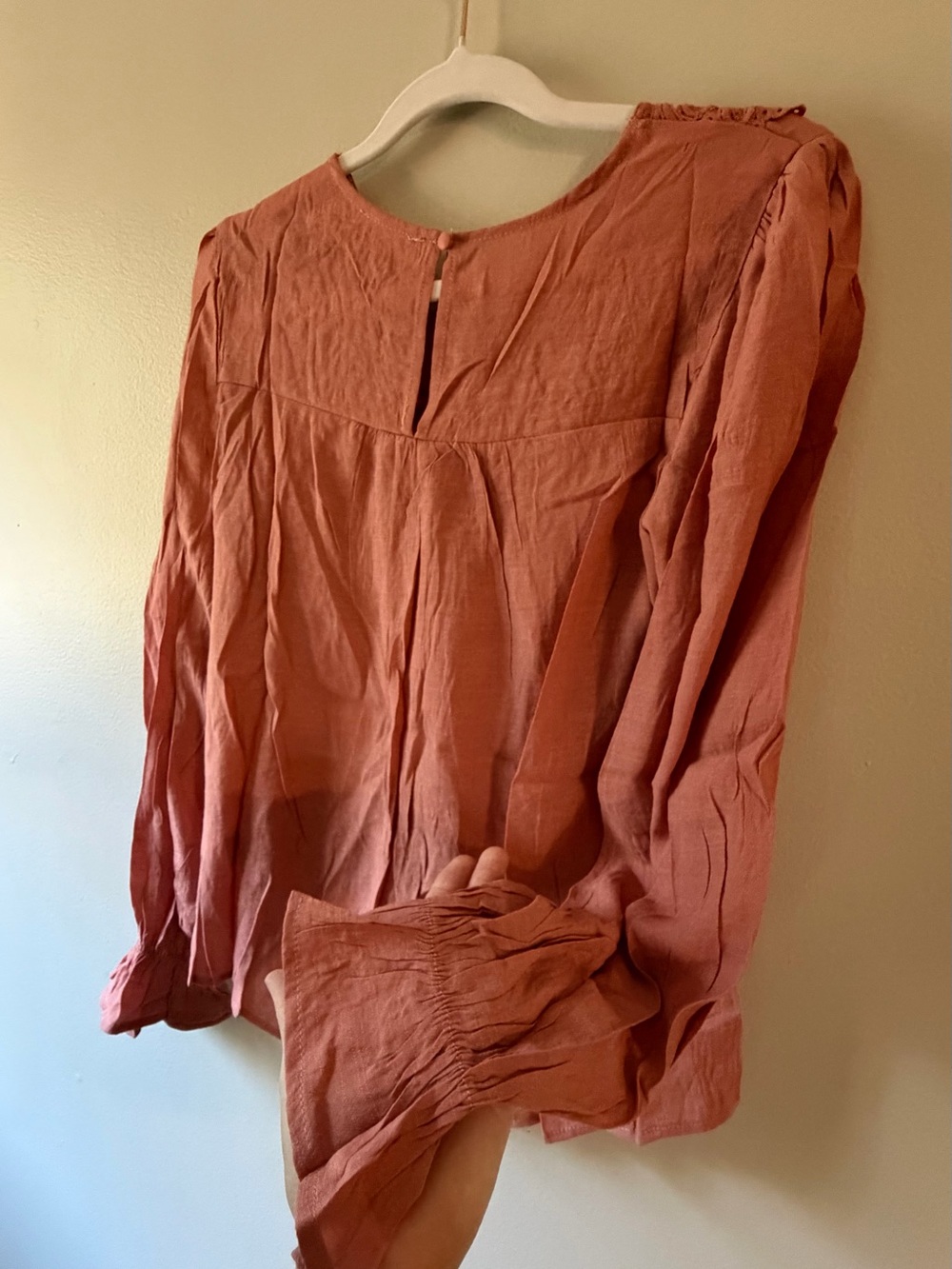 Blu Pepper- Mauve Long Sleeve Blouse - Picture 8 of 9
